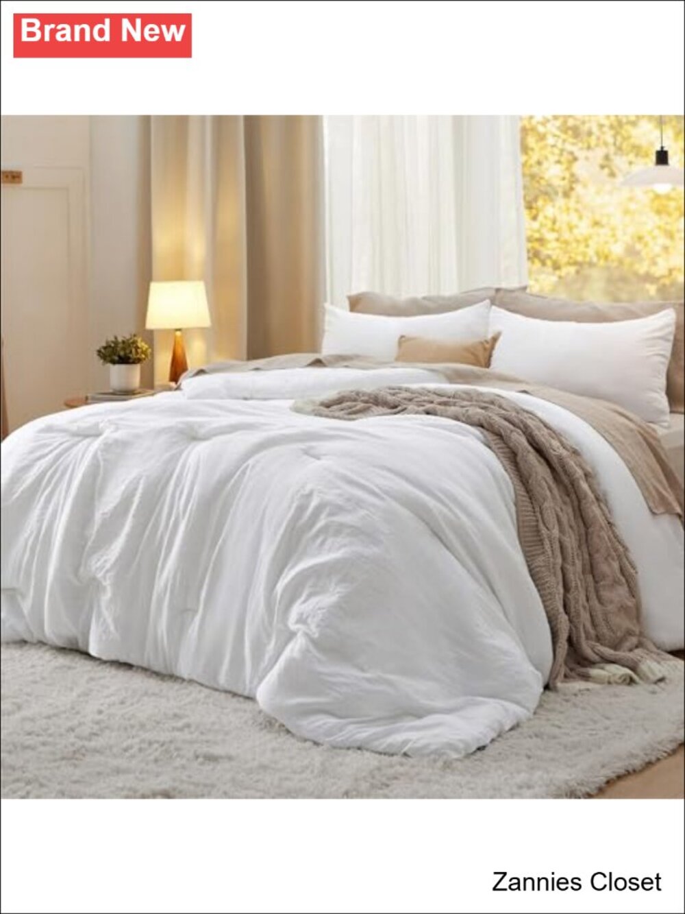 ✨ Bedsure King Comforter Set 3 Pc Prewashed Soft Bedding Set